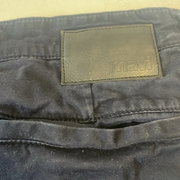 Mavi Jacob 11" Inseam Shorts navy blue chino sz 36 - Picture 6 of 7